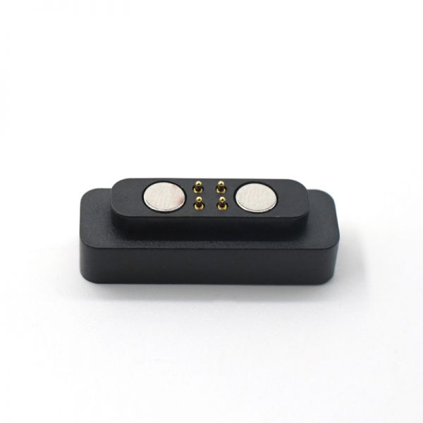 雙排磁吸連接器 智能手表充電觸點運動手環零配件 4pin磁吸